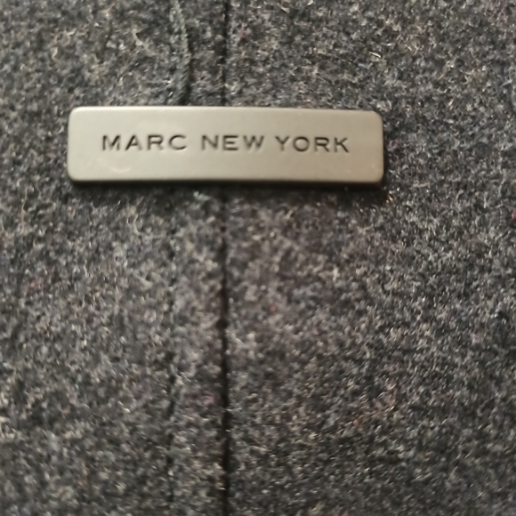 Marc New York Andrew Marc Mens Large Insulated Wool Coat Quilted NWOT - Picture 7 of 16